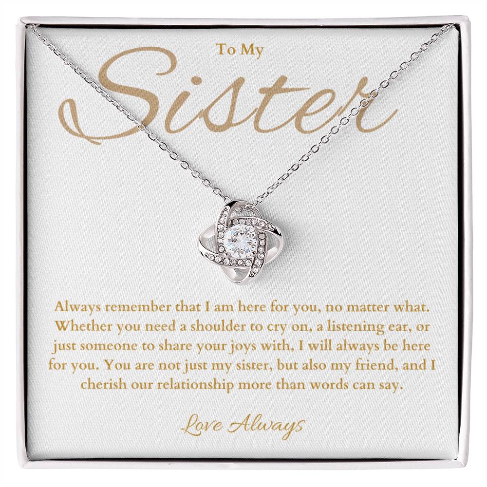 Sister Gift - Beautiful Necklace for Sister Birthday -