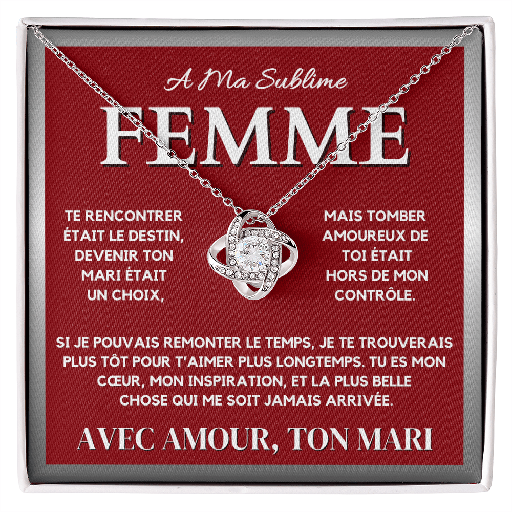 Collier À Ma Femme - Cadeau Romantique