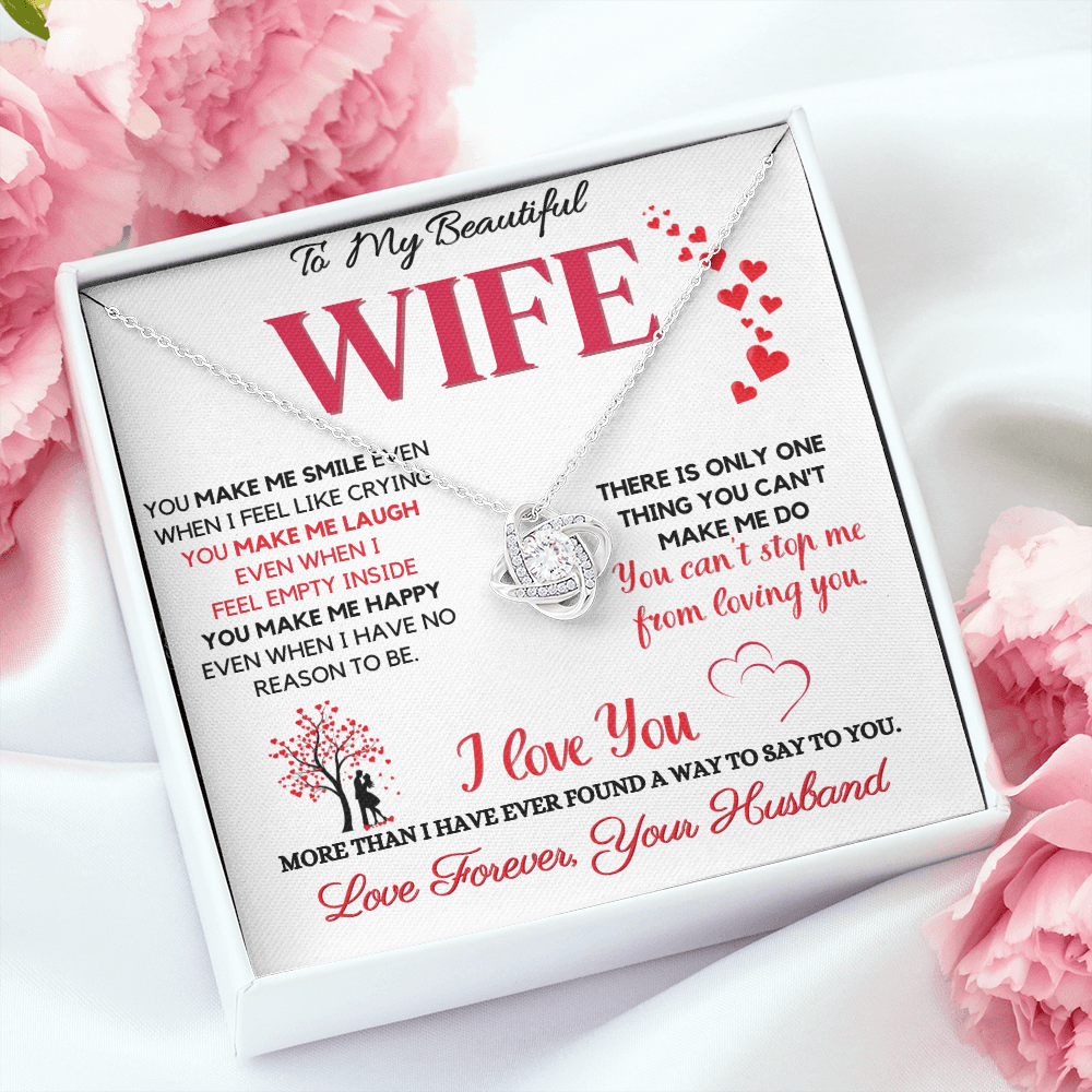 Amazing Wife Necklace - I cant Stop Loving You