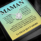 Collier Pour Maman | Or blanc 14k ou Or jaune 18k