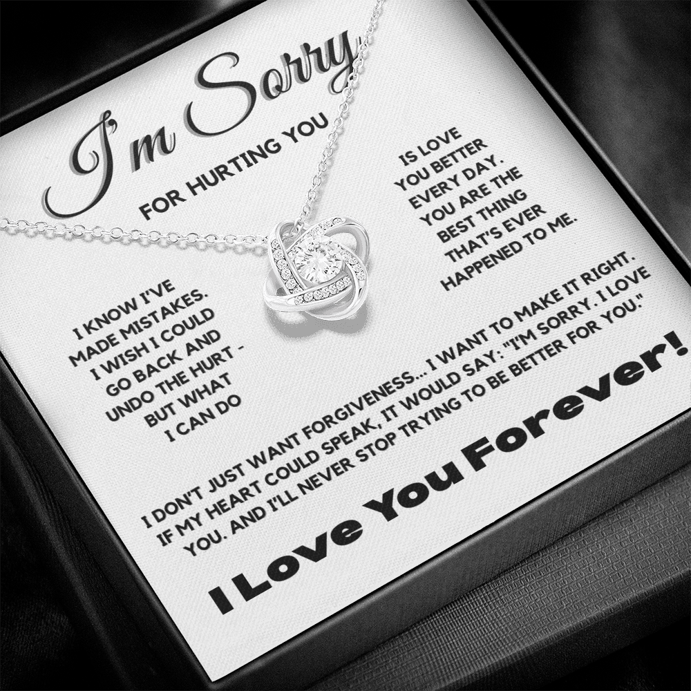 Im Sorry Love Knot