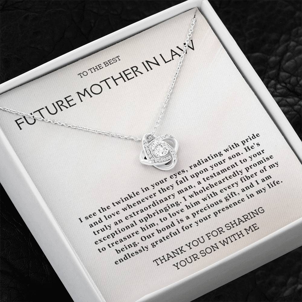 Mother in Law Necklace - Gift for Future Mother in Law - Wedding Jewelry