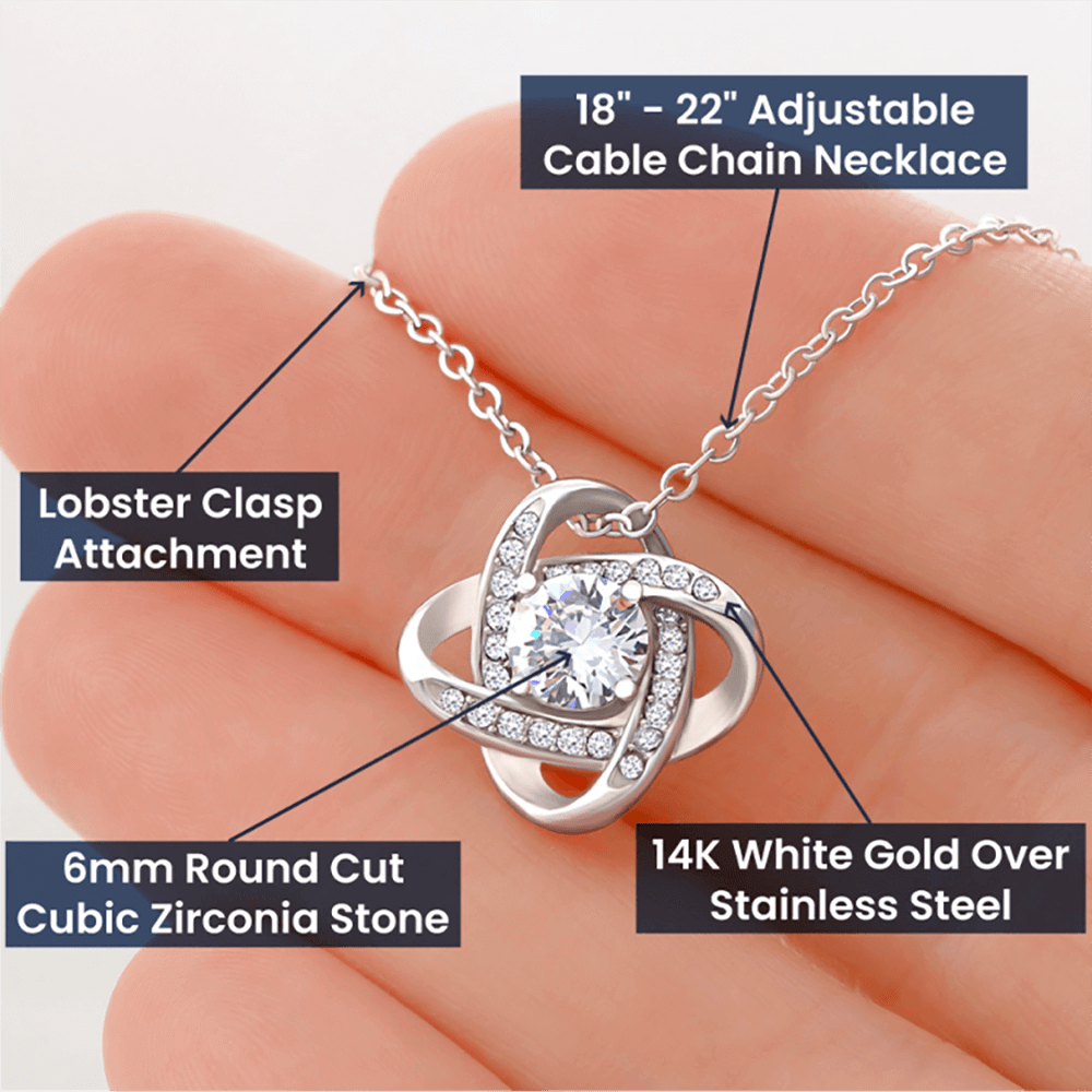 To My Bonus Daughter Necklace - Gift From Bonus Mom