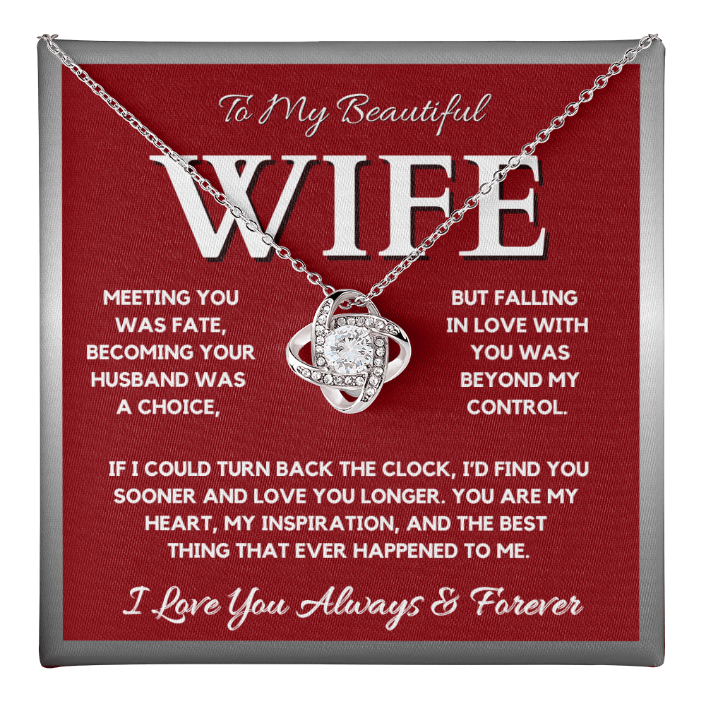 To My Beautiful Wife - "Meeting You Was Fate"