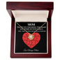 Mom Necklace - Heart and Home