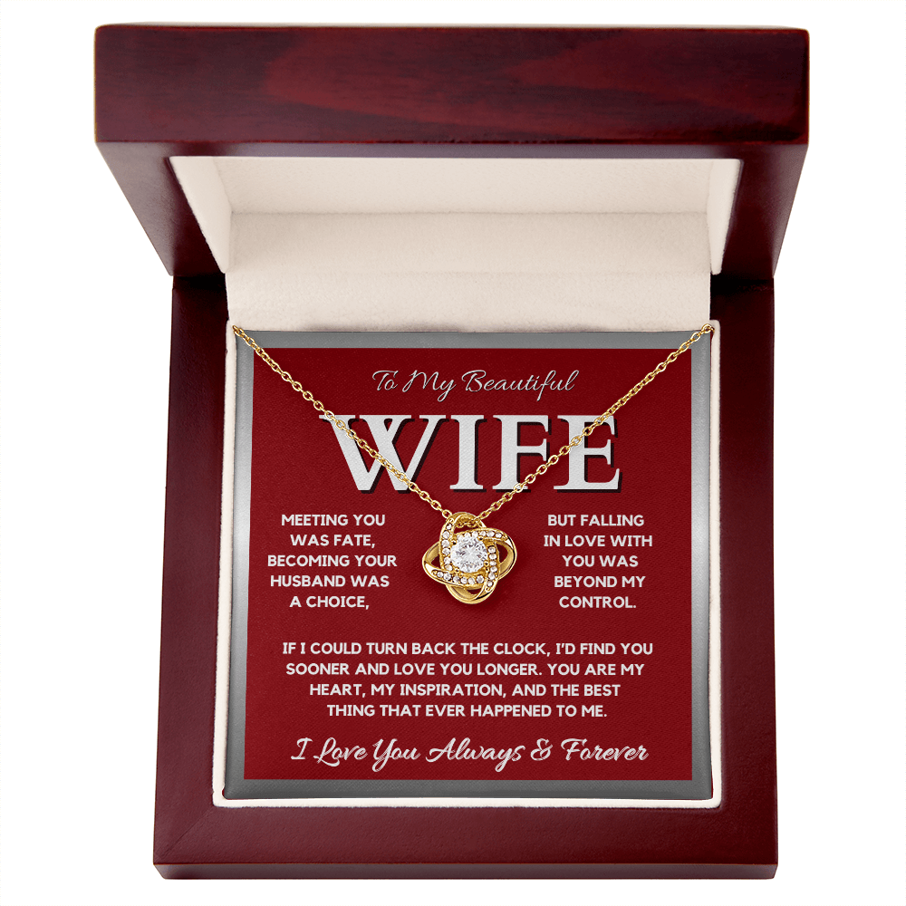 To My Beautiful Wife - "Meeting You Was Fate"