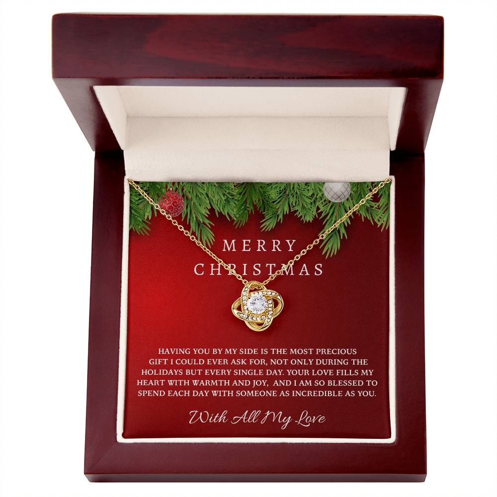 Christmas Necklace Gift For Her | Celebrate the Love That Shines All Year