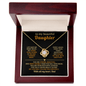 To My Beautiful Daughter – Love Knot Necklace from Dad