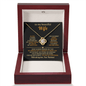 To My Beautiful Wife – Love Knot Necklace