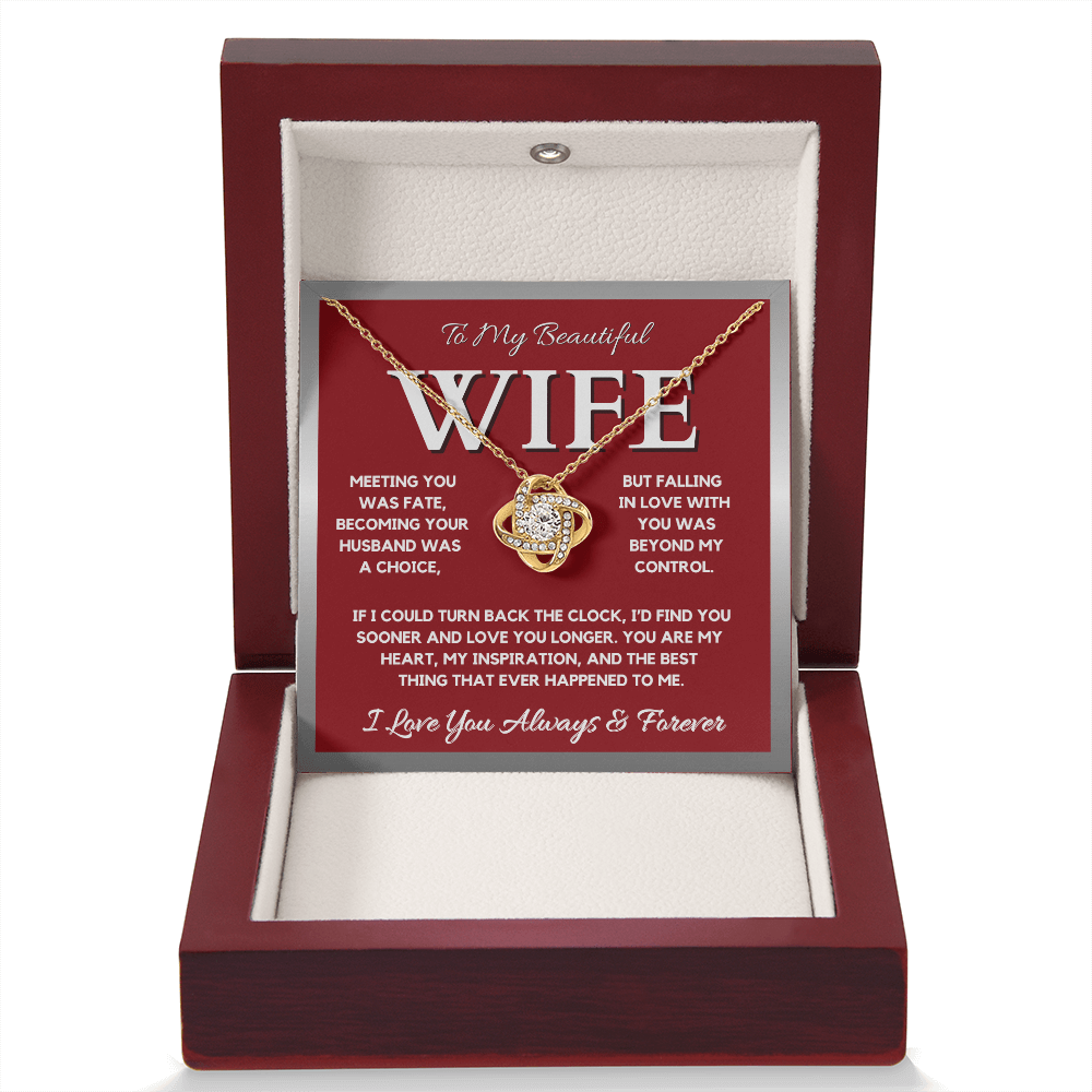To My Beautiful Wife - "Meeting You Was Fate"