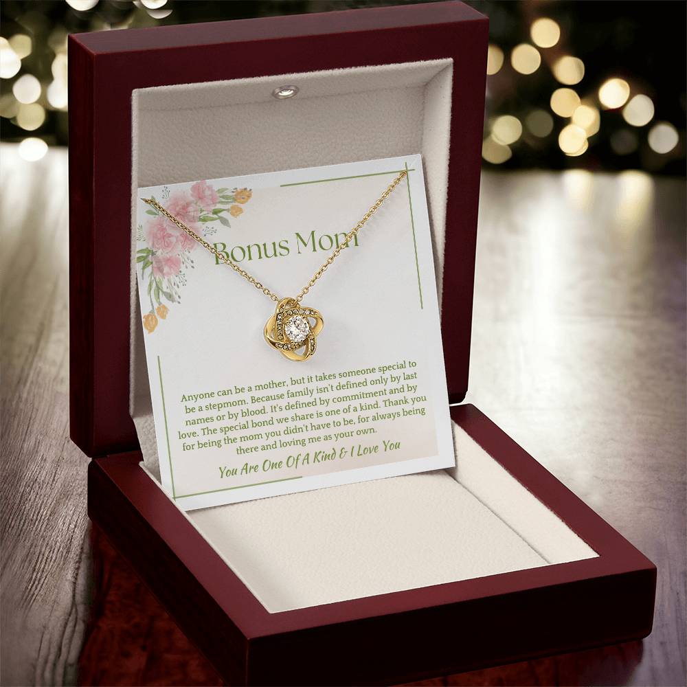 Bonus Mom Gift | Stepmom Gift | Best Bonus Mom Necklace