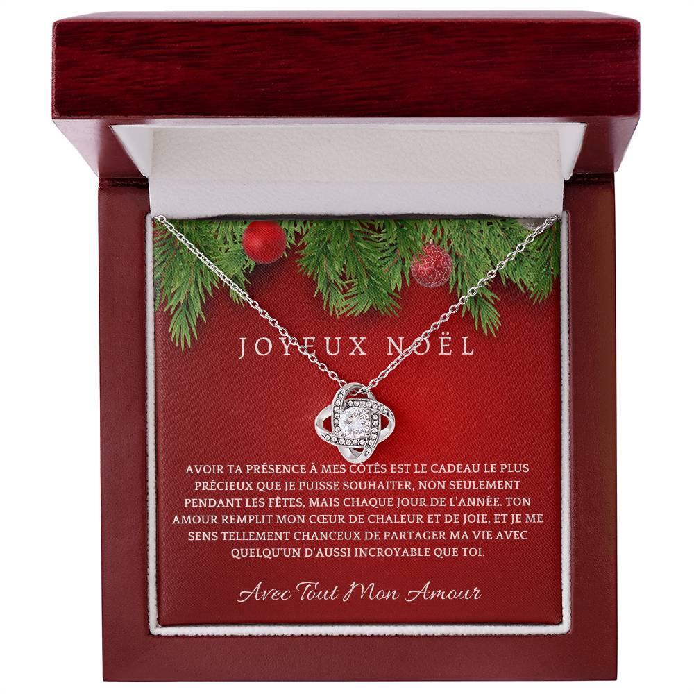 Joyeux Noel | Collier Cadeau pour Noël – À Mon Amour | Cadeau Romantique