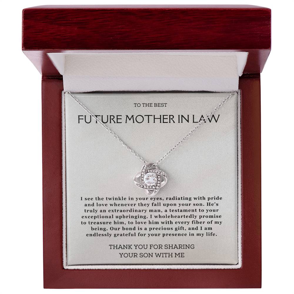 Mother in Law Necklace - Gift for Future Mother in Law - Wedding Jewelry