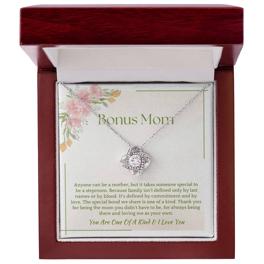 Bonus Mom Gift | Stepmom Gift | Best Bonus Mom Necklace