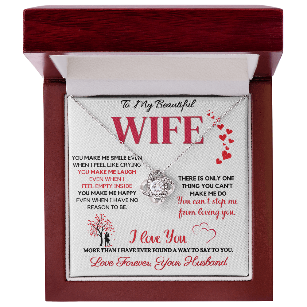 Amazing Wife Necklace - I cant Stop Loving You