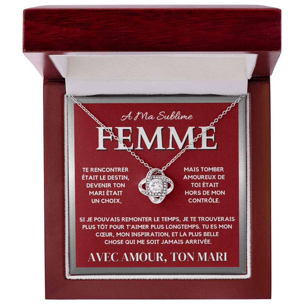 Collier À Ma Femme - Cadeau Romantique