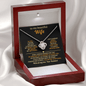 To My Beautiful Wife – Love Knot Necklace