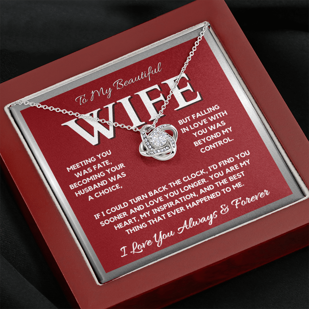 To My Beautiful Wife - "Meeting You Was Fate"
