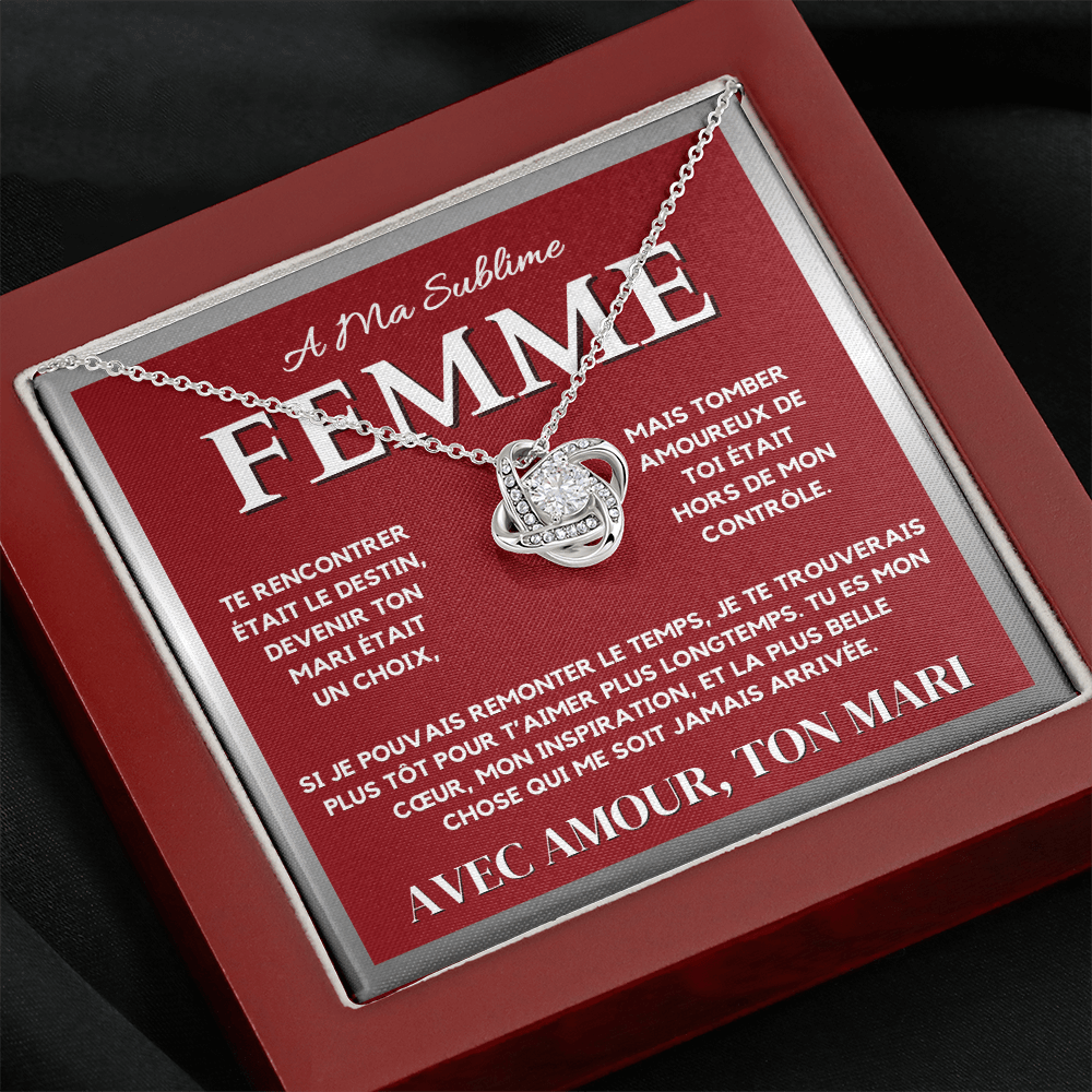 Collier À Ma Femme - Cadeau Romantique