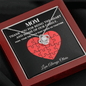 Mom Necklace - Heart and Home