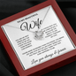 To My Beautiful Wife - Love Knot Necklace