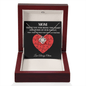 Mom Necklace - Heart and Home