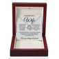 To My Beautiful Wife - Love Knot Necklace