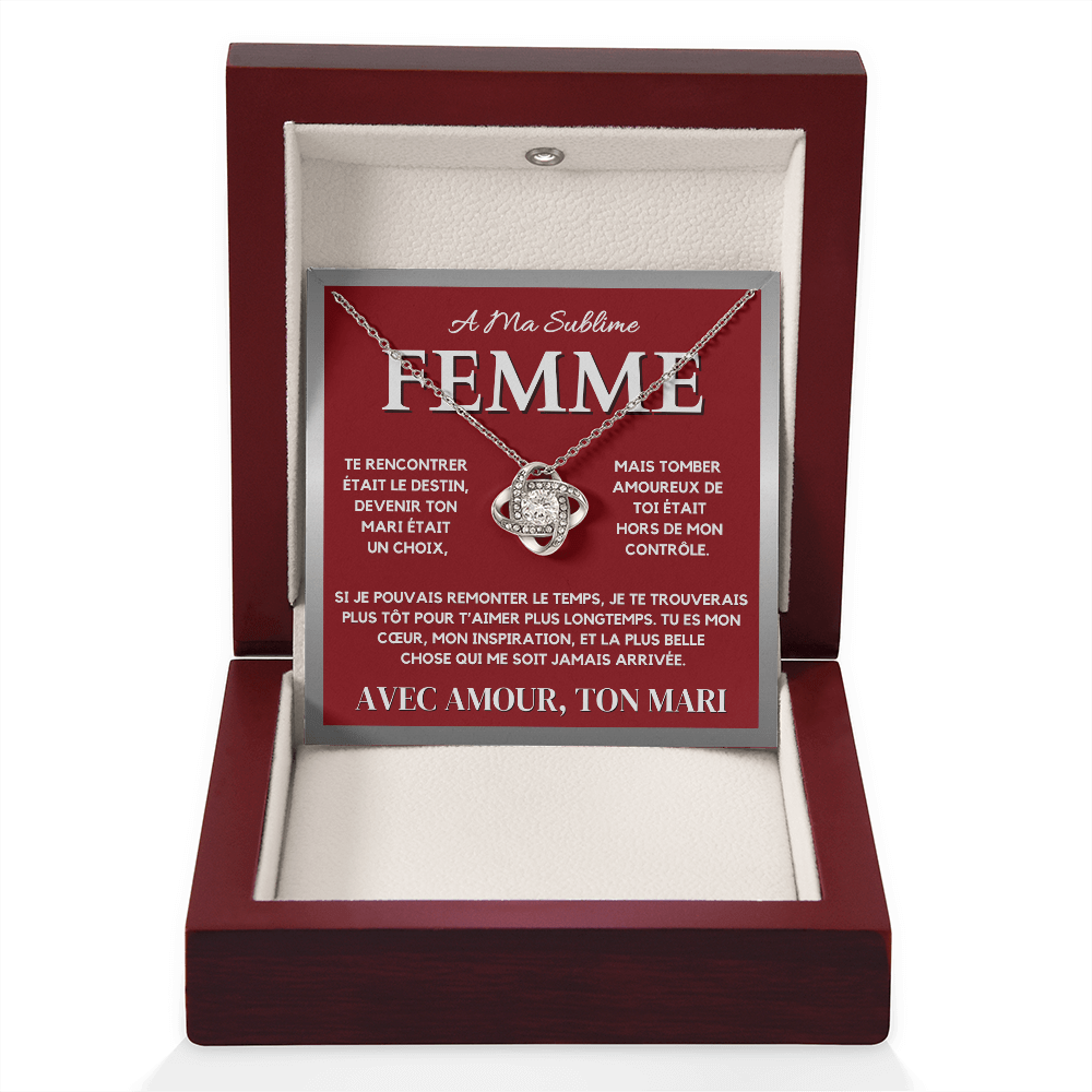 Collier À Ma Femme - Cadeau Romantique
