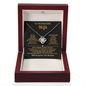 To My Beautiful Wife – Love Knot Necklace