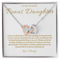 Bonus daughter Necklace Gift From Dad