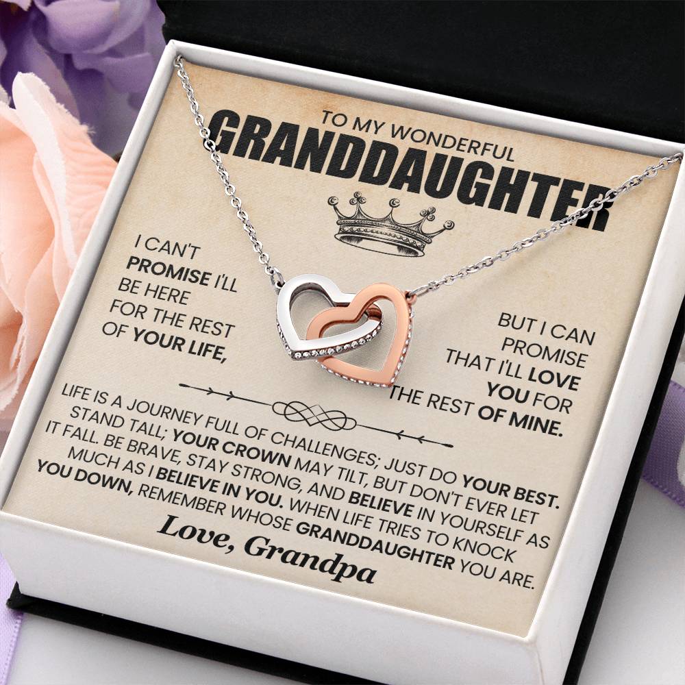 Granddaughter Necklace | Interlocking Hearts – The Perfect Gift