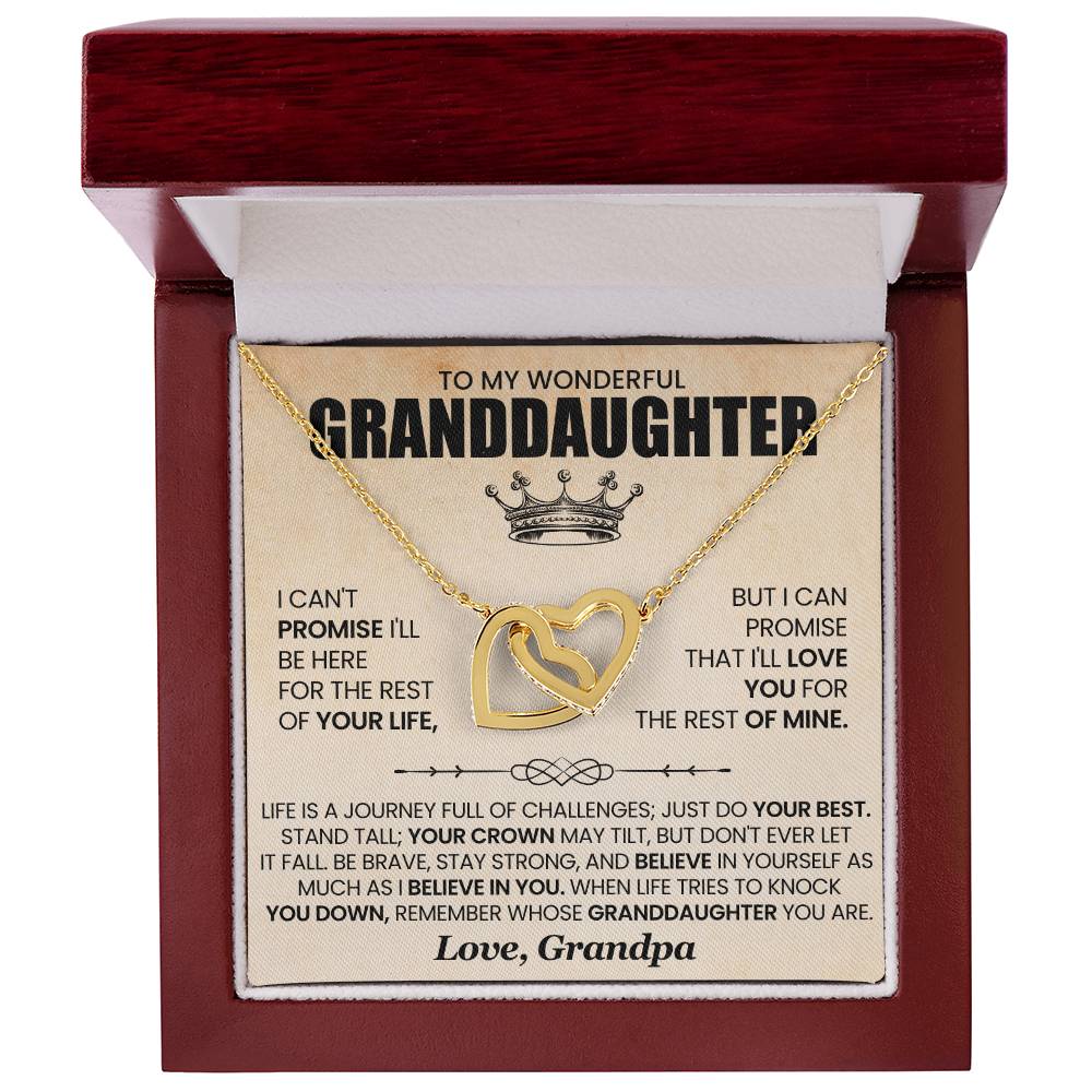 Granddaughter Necklace | Interlocking Hearts – The Perfect Gift