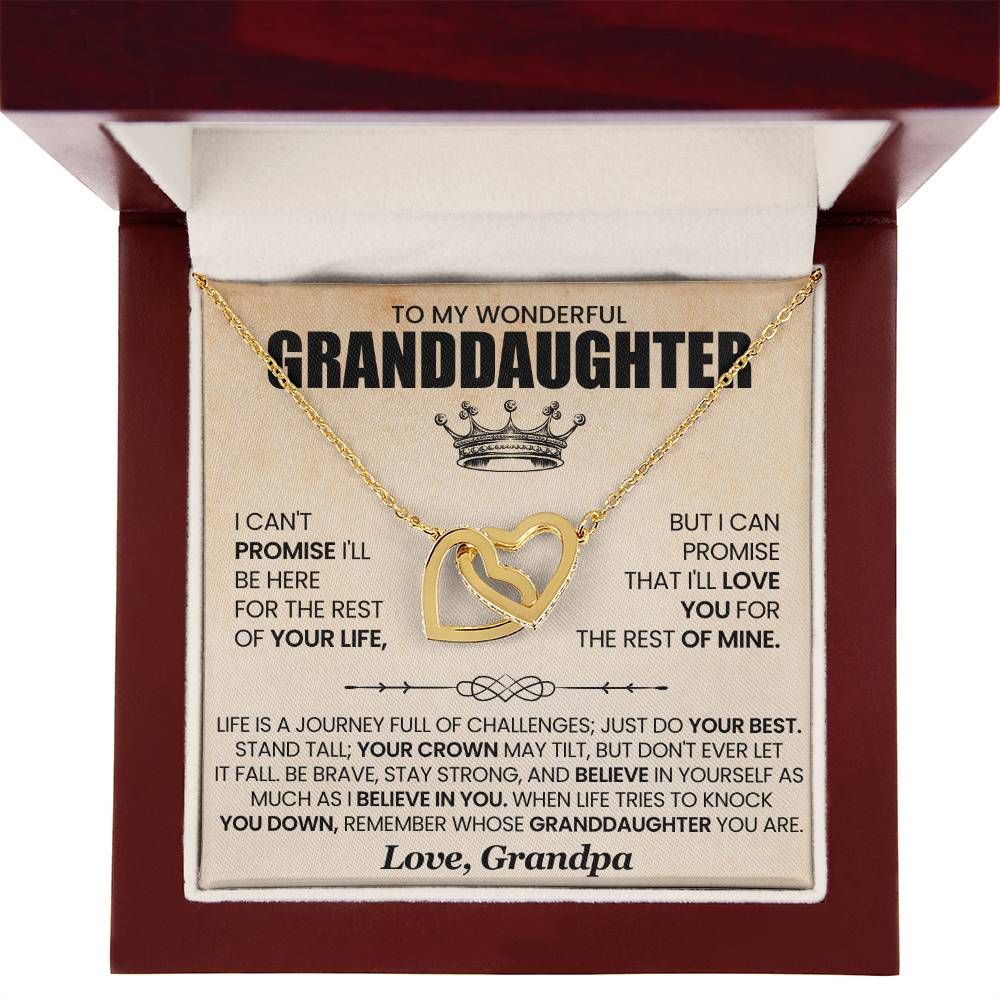 Granddaughter Necklace | Interlocking Hearts – The Perfect Gift