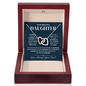 To My Daughter Love Dad – Interlocking Hearts Necklace