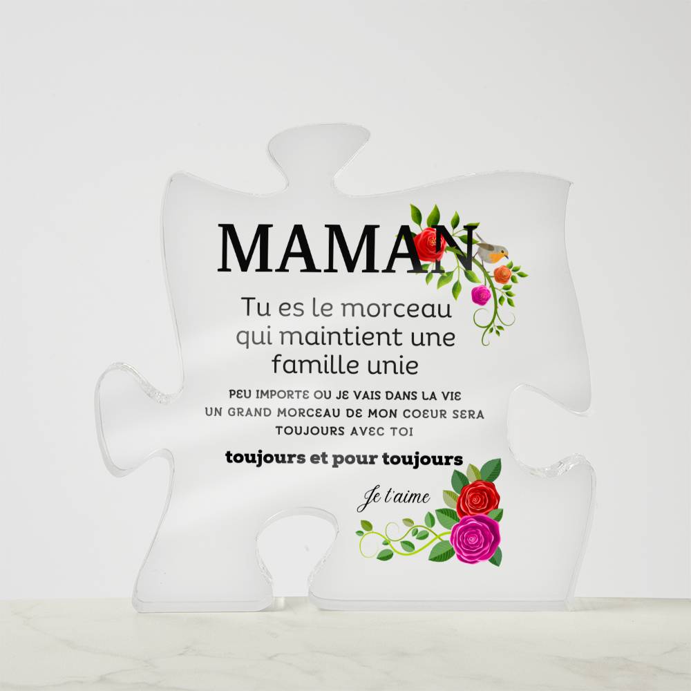 Cadeau Pour La Fête Des Mères - Puzzle En Acrylique