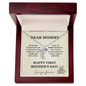 First Mother’s Day Necklace – Custom Baby Feet Charm