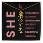 She Is Necklace