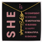 She Is Necklace
