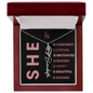 She Is Necklace