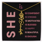 She Is Necklace