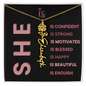 She Is Necklace