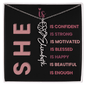 She Is Necklace