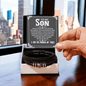 To My Son Bracelet – Proud of You