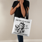 Funny Retro Tote Bag – "Some People Are Like Clouds"