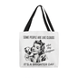 Funny Retro Tote Bag – "Some People Are Like Clouds"
