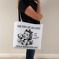 Funny Retro Tote Bag – "Some People Are Like Clouds"