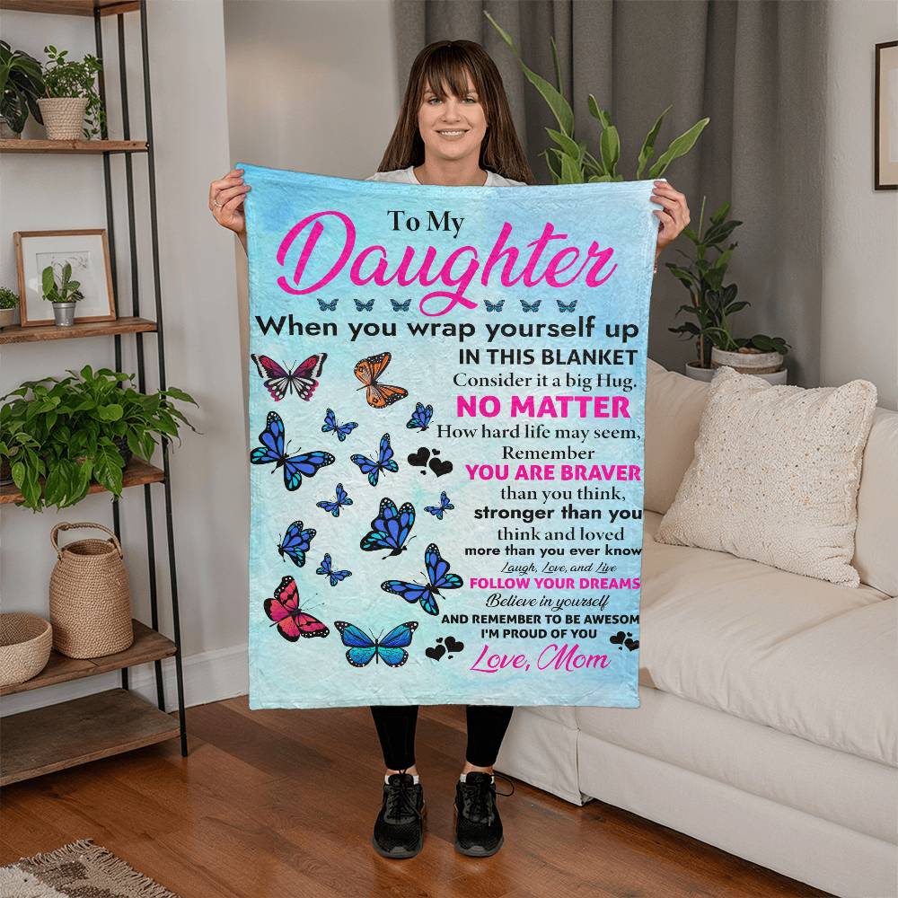 Daughter Blanket - Proud Mom