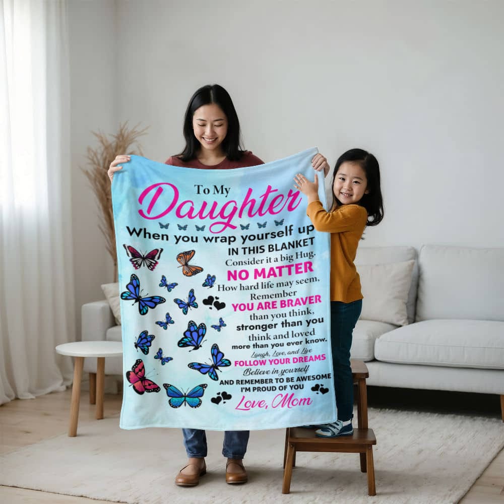 Daughter Blanket - Proud Mom
