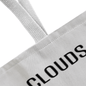 Funny Retro Tote Bag – "Some People Are Like Clouds"