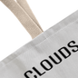 Funny Retro Tote Bag – "Some People Are Like Clouds"
